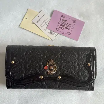 안나수이 셀팡 가마구치 장지갑 블랙 검정 가마구치