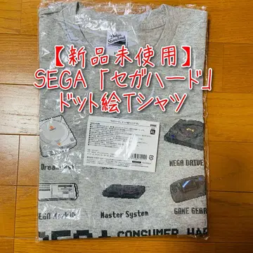[ 미사용 새상품 ] SEGA [ 세가 하드 ] 도트 그림 T셔츠