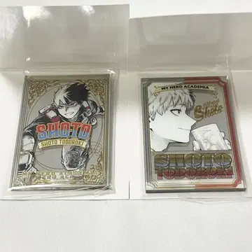 히로아카 원화전 파브 거울풍 아크릴 스티커 토도로키 쇼토 숏 2종