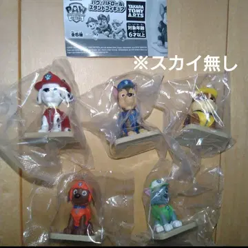 스탠드 피규어 파우패트롤 피규어 5체 스카이 없음