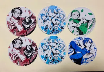 메달리스트 특전 그려 내린 코스터 6장 세트