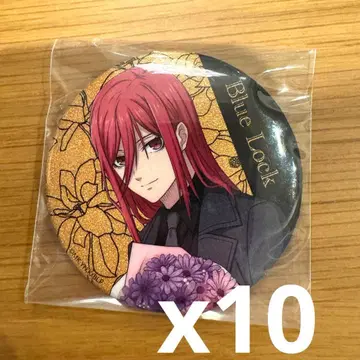 블루 록 BIRTHDAY FLOWER 캔뱃지 치기리