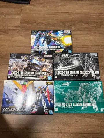 RG HG 건담 프라모델 세트 윙 건담 외