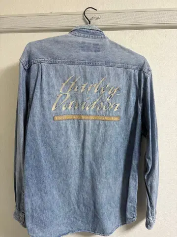 Harley-Davidson 데님 셔츠 긴팔