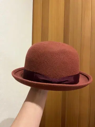 그레이스 햇 가을/겨울 햇 보르도 컬러 볼러 햇