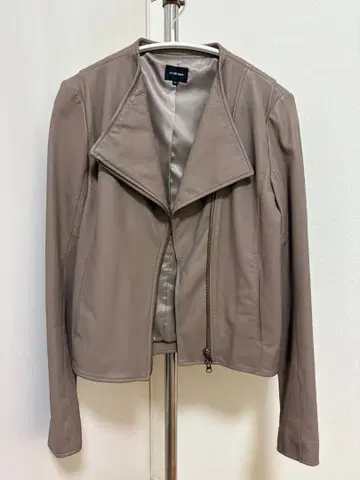 LE CIEL BLEU 가죽 싱글 라이더 자켓