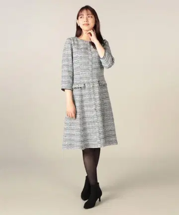레스 빠세 MIX 트위드 원피스