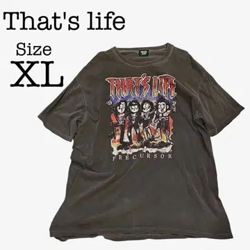 [인기] 빈티지 90s That'slife 밴딩 T셔츠 XL 사이즈