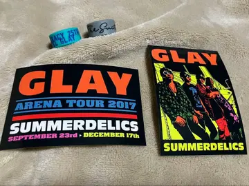 GLAY 아레나 투어 2017 스티커 반지 세트