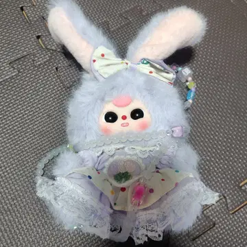 babythree 미니 토끼 백 보라색