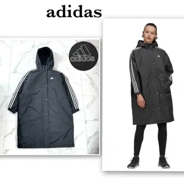 컨디션 최상 adidas 인슐레이티드 코트 벤치 코트 여성용 M