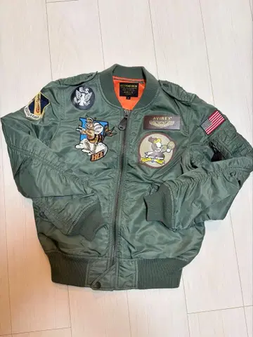 AVIREX MA-1 자켓 올리브 그린