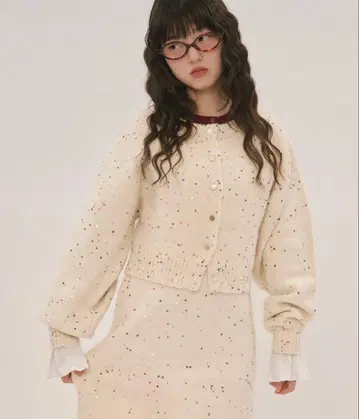 미개봉 loin nuit 로완뉴이 스팽글 니트 셋업