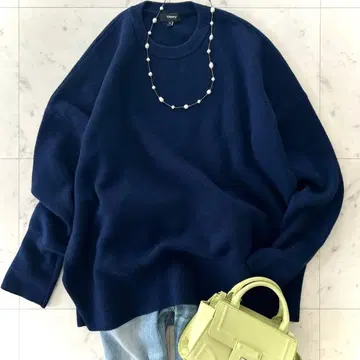 인기 띠어리 Theory 울 캐시미어 니트 풀오버 넉넉한 핏