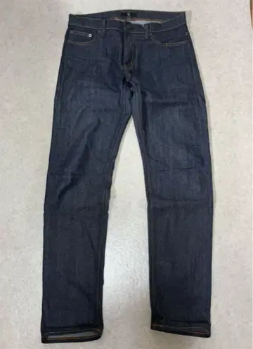 UNIQLO J 유니클로 다크 블루 스트레이트 데님 질 샌더 33