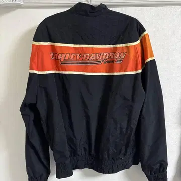 HARLEY-DAVIDSON 나일론 자켓 블랙/오렌지