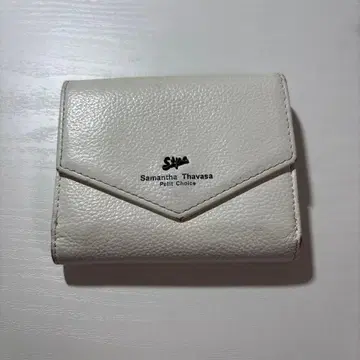 Samantha Thavasa 3단 폴더형 지갑 화이트 사만다 타바사