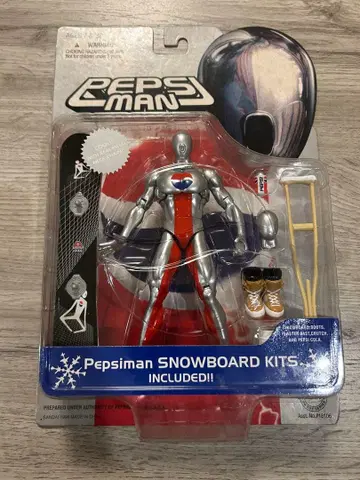 펩시맨 울트라 프리 포즈 피규어 스노우보드