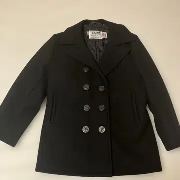 새상품급 샷 피코트 퀼팅 더블 브레스트 U.S.304N