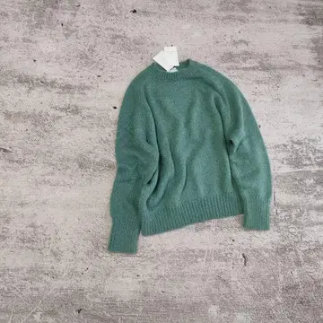 새상품 UNITED ARROWS 모헤어 울 크루넥 니트 일본제