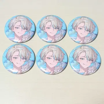 니지산지 히바치 마나 Sweet Floaties 캔뱃지 5