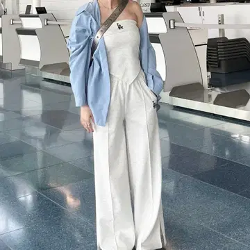 SPIRALGIRL BTTF 로고 베어 분또 셋업 그레이