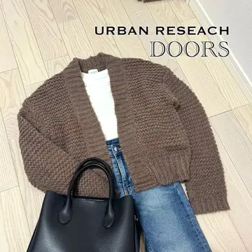 새상품급 어반 리서치 도어스 가디건 겉옷 브라운 멋짐