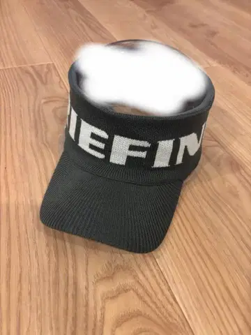 브리핑 골프 니트 바이저 차콜 그레이