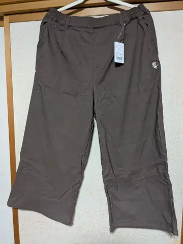 드럭 스토어즈 속기모 스트레치 브라운 캐주얼 팬츠 F