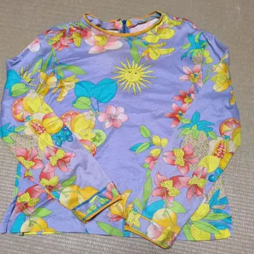 컬러풀 꽃무늬 긴팔 셔츠 레오나르