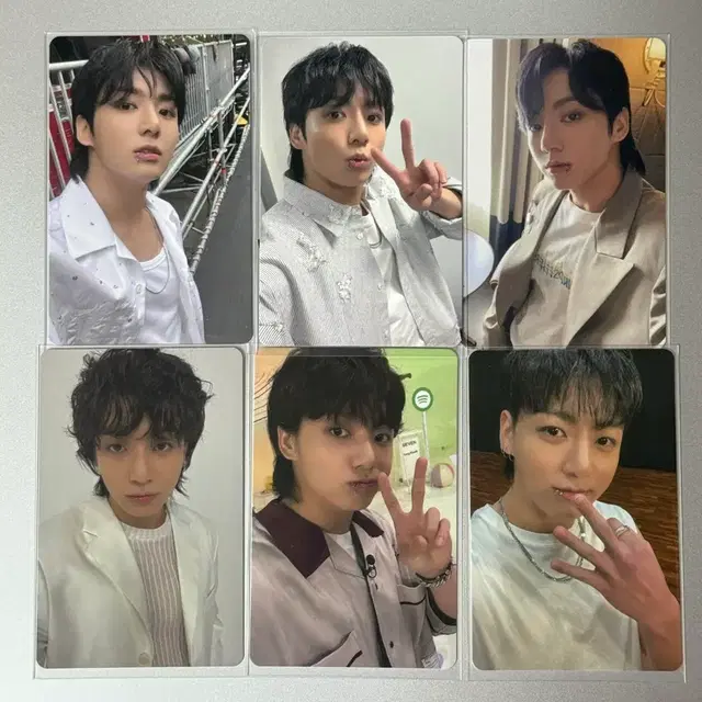 방탄소년단 정국 골든 일본FC 유니버셜 럭드 럭키드로우 포카 포토카드