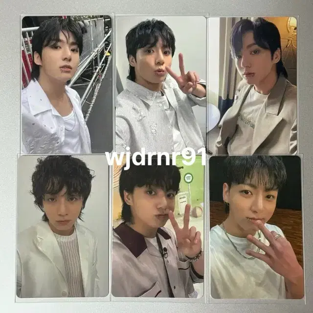 방탄소년단 정국 골든 일본FC 유니버셜 럭드 럭키드로우 포카 포토카드