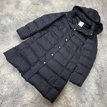 매킨토시 철학 다운 코트 40 L 상당 A 라인 네이비