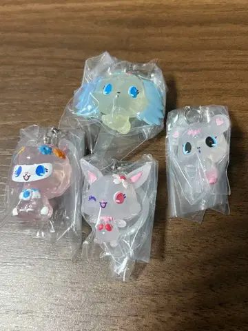 가챠 주얼 반려동물 메지루시 액세서리 세미 컴플리트 4종 세미 컴프