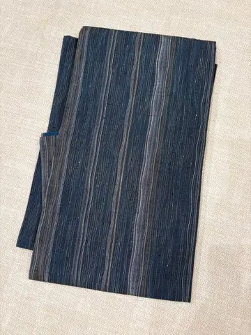 네이비 스트라이프 요로케지마 기모노