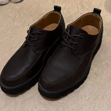 다크 브라운 가죽 캐주얼 슈즈 WYM LIDNM S 사이즈