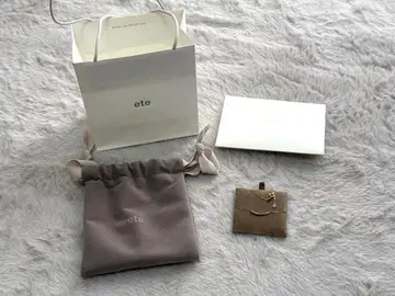 ete K10MPG 미스트 핑크 브라운 다이아몬드 팔찌