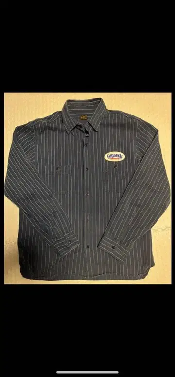 텐더 로인 워크 셔츠 tenderloin 스트라이프 M