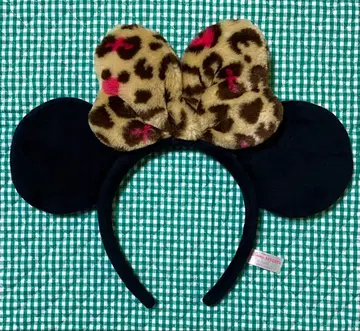 미니 머리띠 레오파드 무늬 디즈니
