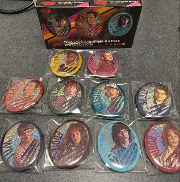 기묘한 이야기 홀로그램 캔뱃지 컴플리트 세트