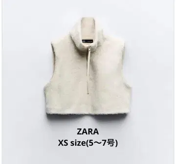 ZARA 인조 모피 베스트