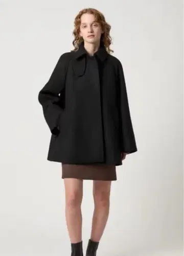 steven alan 울 숏코트 S/Black 택 포함 미사용 새상품