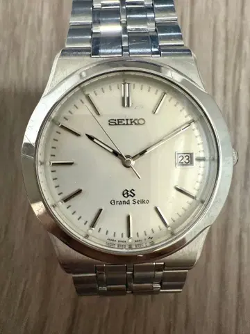 그랜드 세이코 쿼츠 손목시계 실버 세이코 8N65-9000