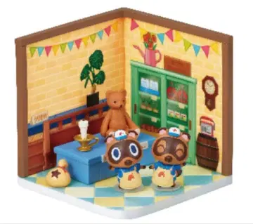 동물의 숲 마메키치&밤돌이 리멘트 피규어 해피룸