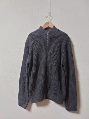 NANO UNIVERSE 나노 유니버스 드라이버즈 니트 블루종 브라운