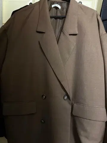 epnok 브라운 더블 자켓