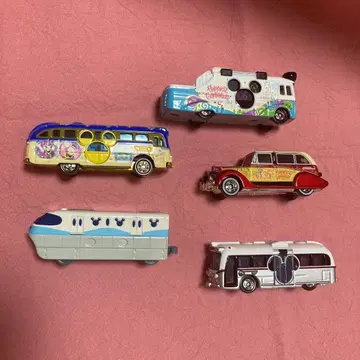 디즈니 테마 미니카 5대 세트