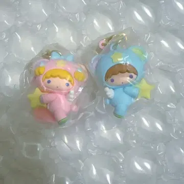 산리오 리틀트윈스타 키키라라 시크릿 키링