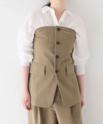 LACHEMENT 라슈몽 COTTON BIO BARE TOP 베스트