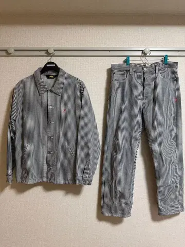 히코리 데님 셋업